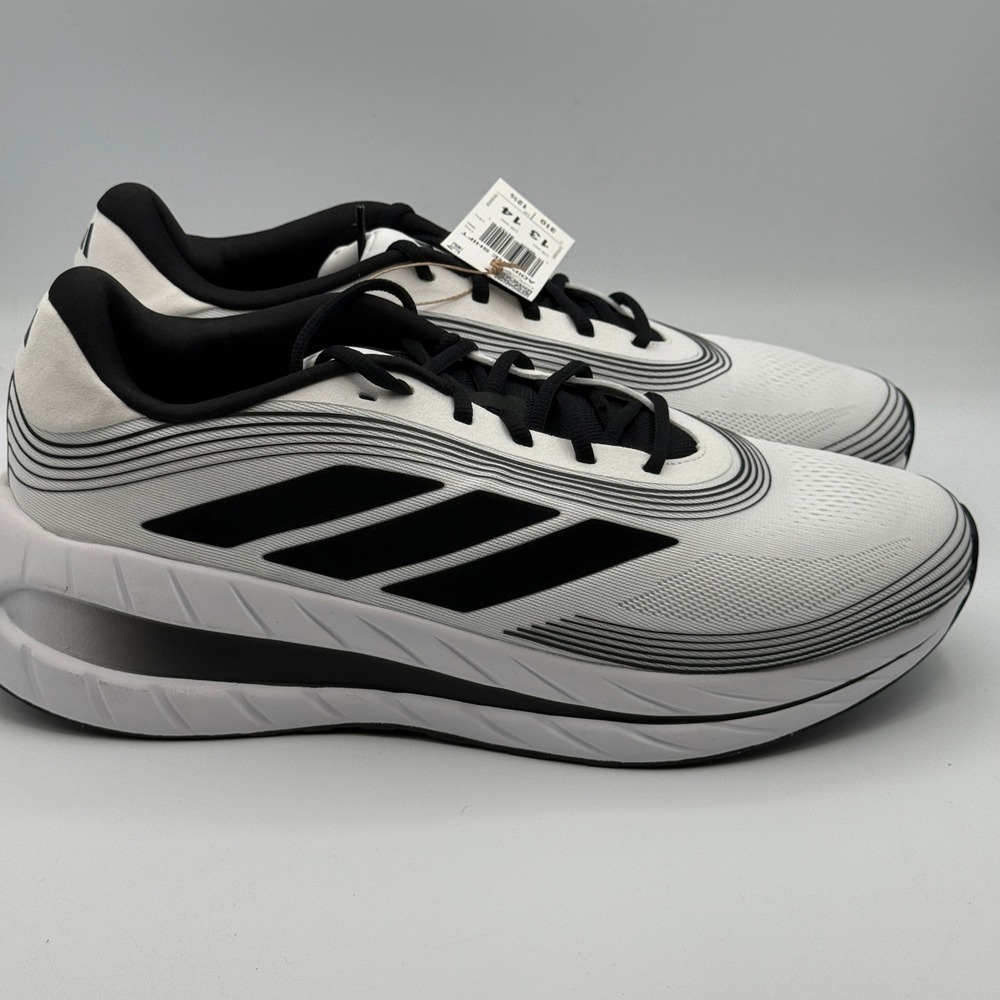 Adidas Adipure Shift Shoes Mens Size 13 White Black Running KI6242
